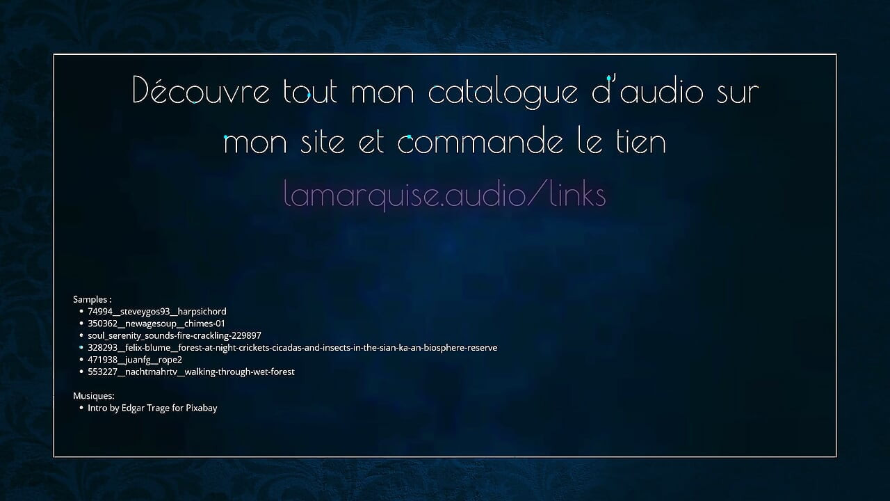 Attaché au feu de camp - French audio JOI ruined orgasm
