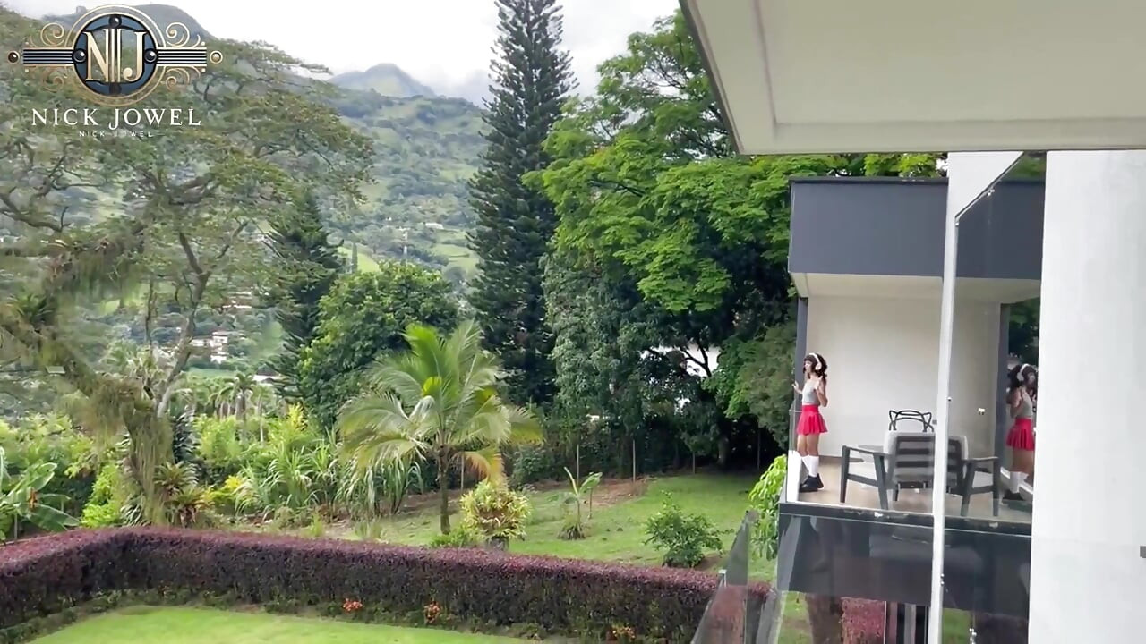 A Petite Girl Seduces Her Neighbor to Put His Cock in Her