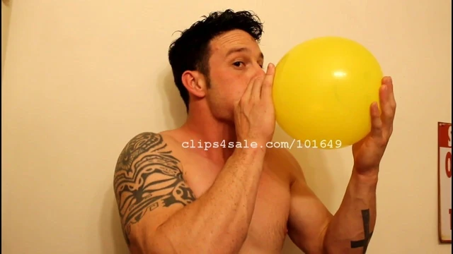 Balloon Fetish - Cody Lakeview Blowing Balloons Part2 Video2