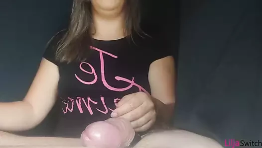 Elastic Rings Cock and Balls Handjob