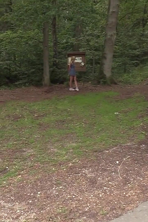 Kinky Blonde Nympho Fucked Right on the Railway Track