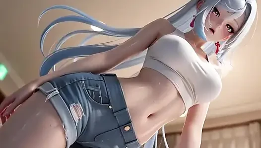 Ai anime kızlar seksi kıyafetler azdırıyor derleme sfw set 8