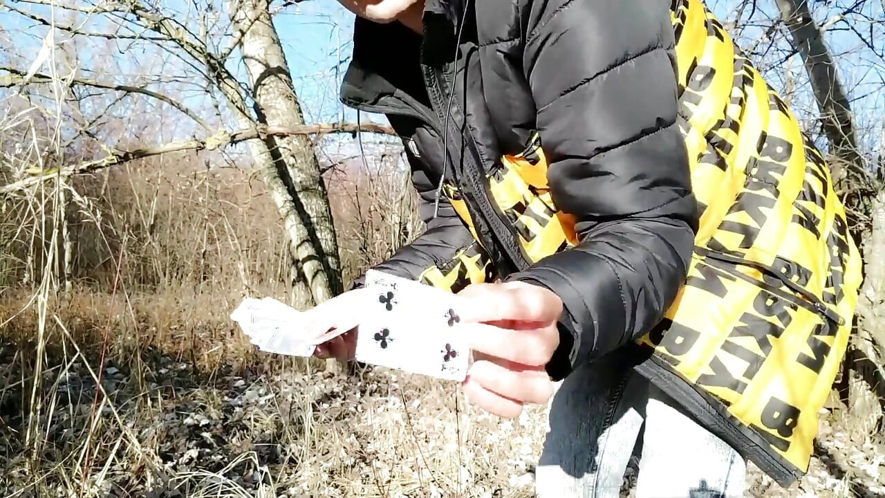What Card I Will Take I Have to Do It with My Balls and Cock - Slap Squeeze Twitch