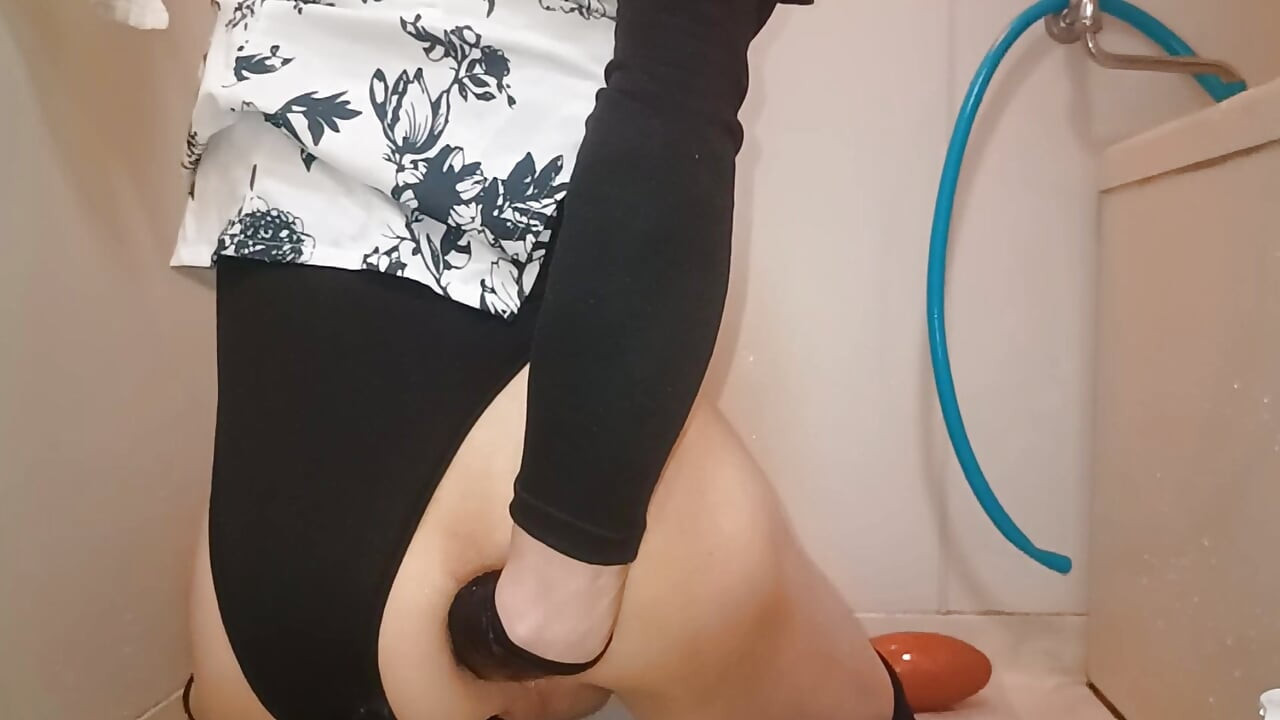 Sissy-Kuroko Anal Huge Dildo