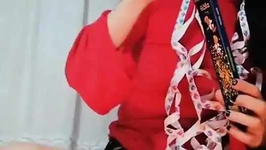 Canlı şovumda sparklers