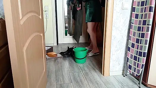 Sexy Cleanup After a Swinger Party