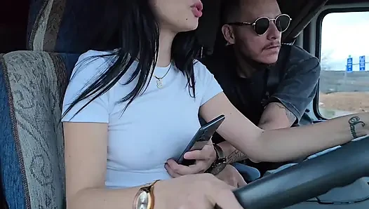 I picked up an UBER Client without a bra
