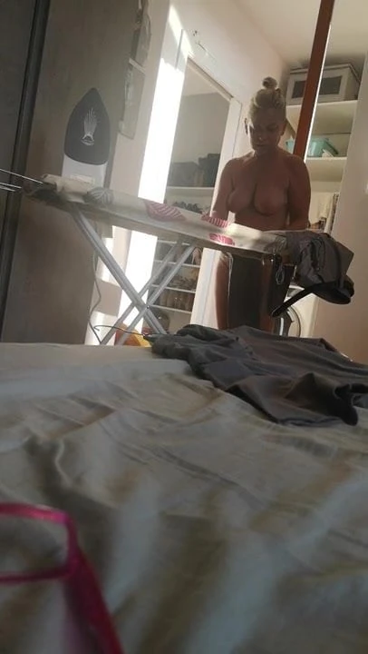 Topless ironing