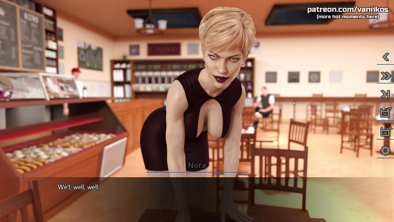 Visele dorinței | Mamă sexy curvă cu păr scurt cu tocuri înalte sedusă să sugă pula în baia restaurantului | Partea 8