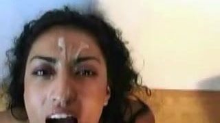 Dando ao amigo da esposa um facial pov