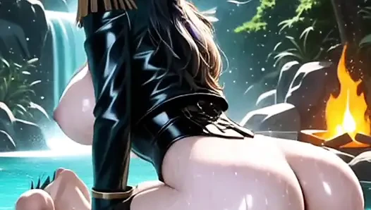Hentai anime - betrügende ehefrau ist sehr geil und wird von ihrem liebhaber gefickt