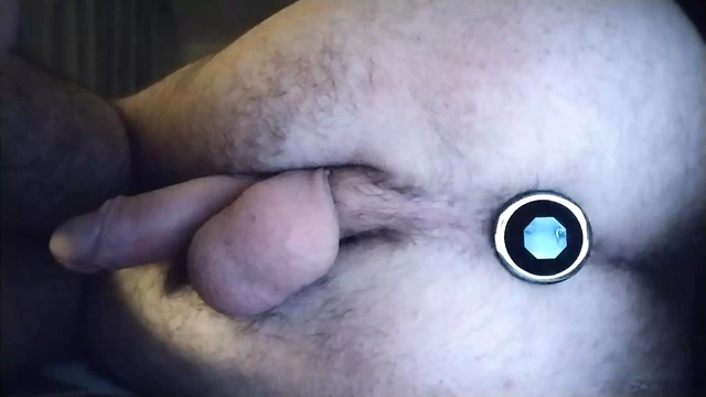 Exploring myself with a butt plug