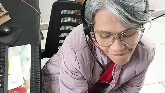 Do you like it when I suck your cock while I work?