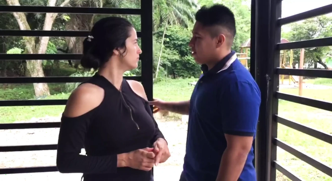 He invites her to a cabin to fulfill his fetishes
