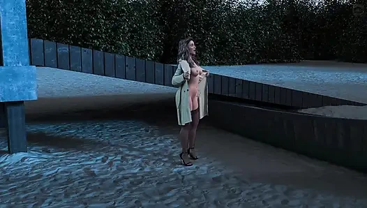 BREEZE OF PASSION 7 - Exhibitionist Gets Caught At The Beach