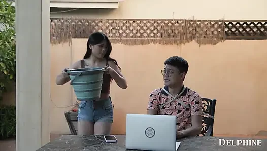 Behind the Scenes the Production Assistant Seduces the Crew Ep 3