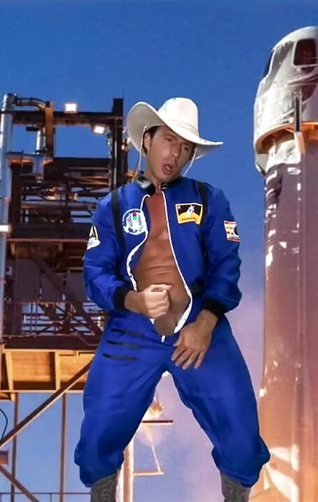 Space Suit Jack off