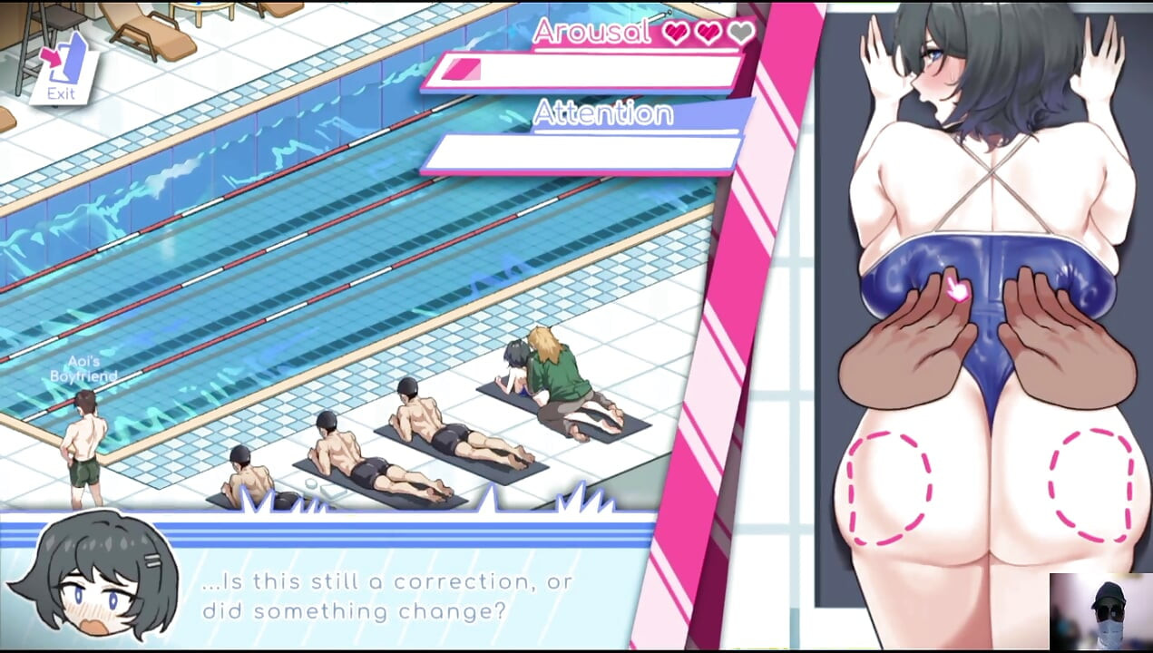 Ep-1 lifeguard holic! NTR Hentai game gameplay! I got a swimming pool and there are many hot girls!