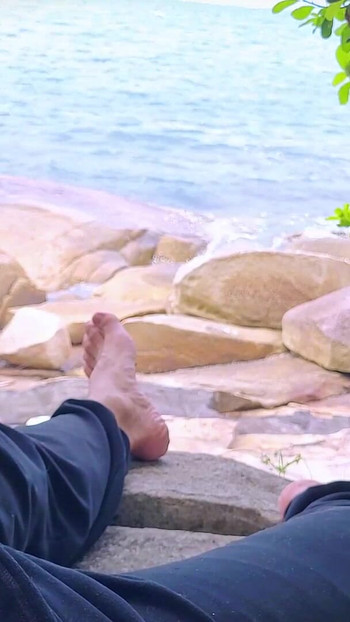 Epic moment from "Handjob surprise ejaculation on the beach"