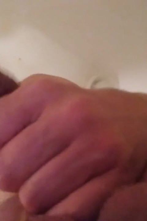 Tall Arching Jet of My Pee in a Sink; Squishy Sounds with Urine Soaked Clit