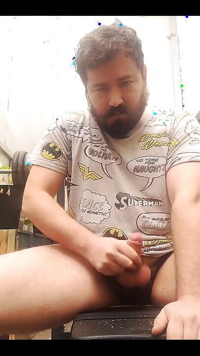 Chubby Man Jerking off