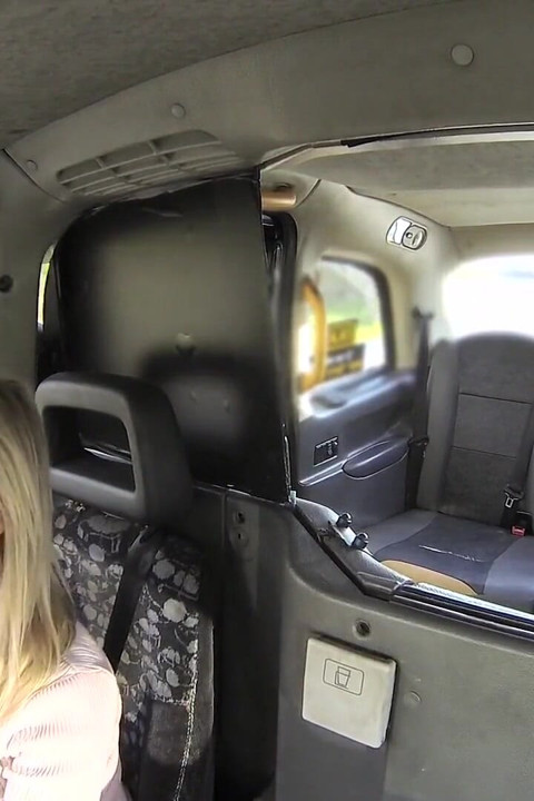 Female Fake Taxi - Female Driver Fills Both Holes