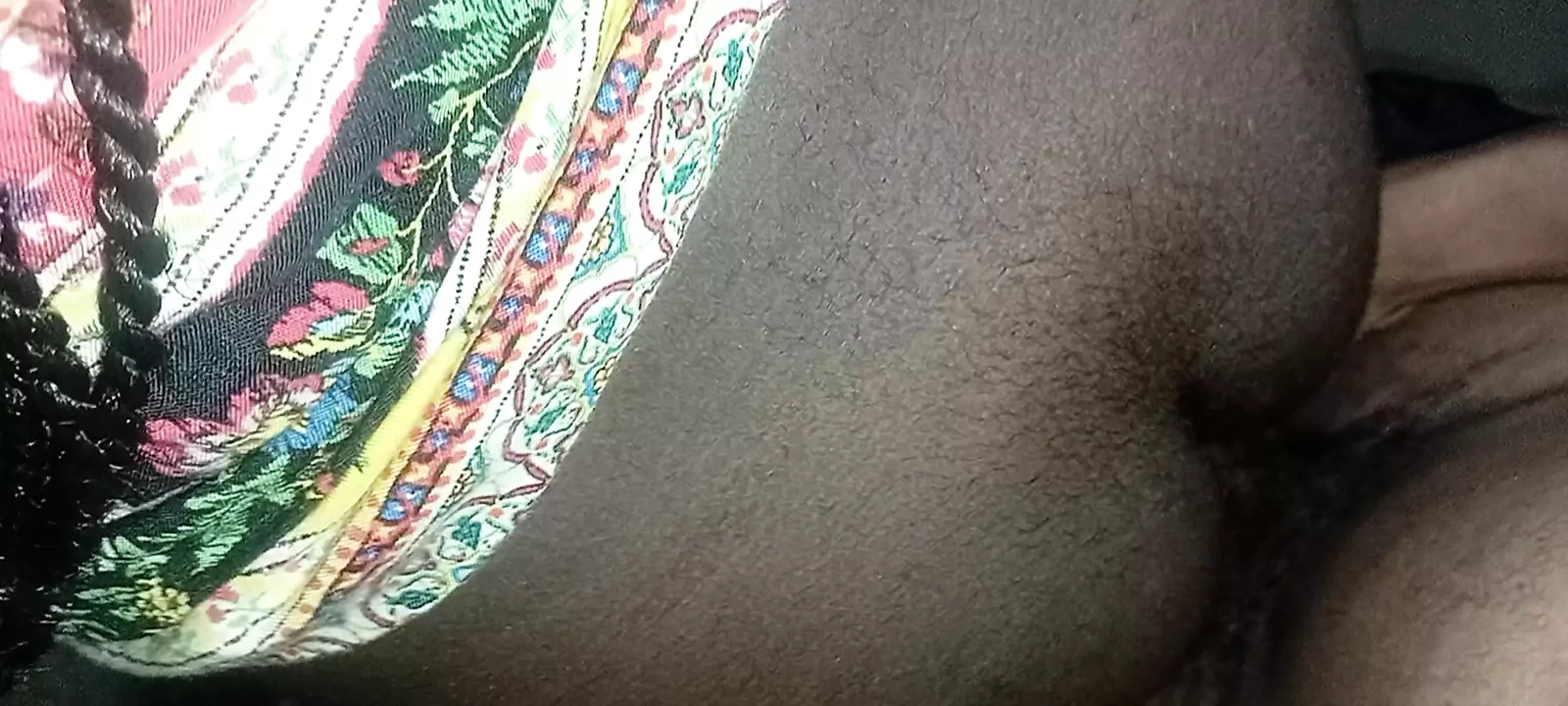 She asks for it again and again this young African...