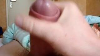 Masturbação - abspritzen esperma, close-up