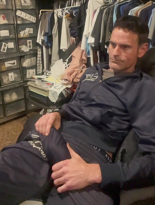 Mike masturbating again