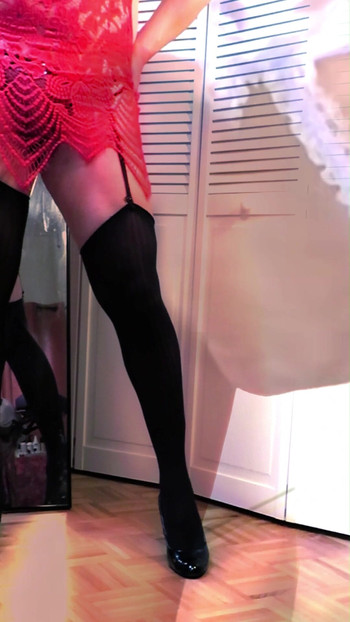 Kandi In Red Cocktail Dress