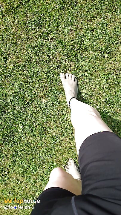 Beach Walk with Dirty Feet
