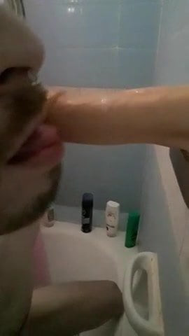 Slave play with his Toy.