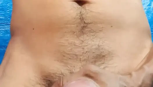 Büyük yarak masajı açık havada Hintli adam elle muamele