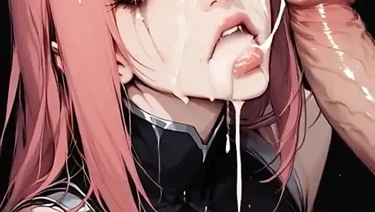 Ehefrau fickt mit feuchter muschi