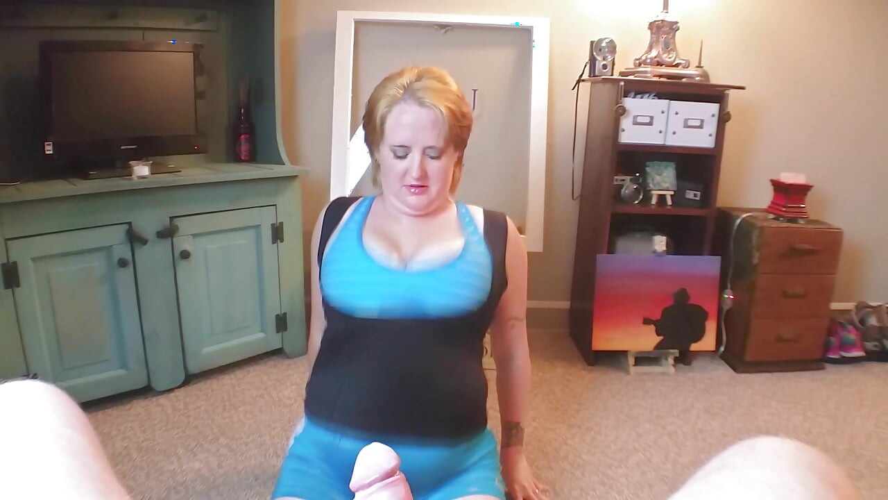 Hot as Fuck Sports Bra Titjob & Cumshot