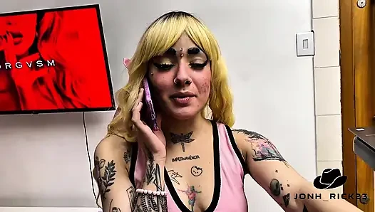 Husband for Hire Fucks Housewife in Fur