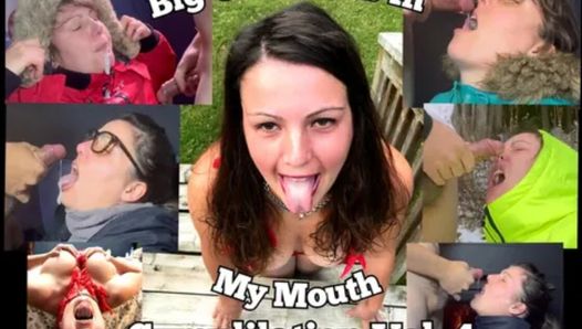 Zusammenstellung von riesigen cumshots in mund und gesicht band 4