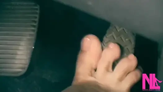 Çıplak ayaklarımla sürüş ve pedal pompalama