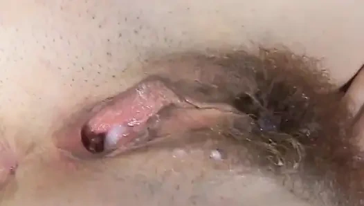 Brunette slut getting fuck on the couch by a big cock