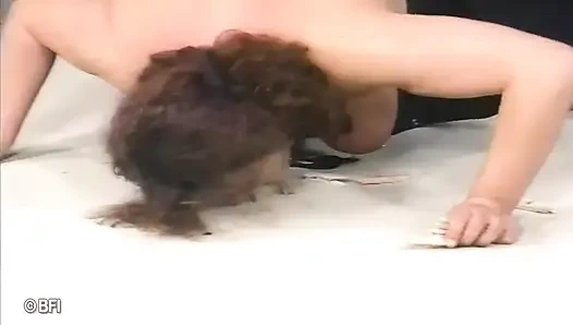 Masked dom has fun with his kinky subs