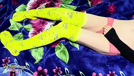 Pink Panty Cumshot Femboy