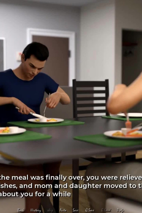 Moving Down: submissive house husband is doing all the homework while his wife is chilling ep.48