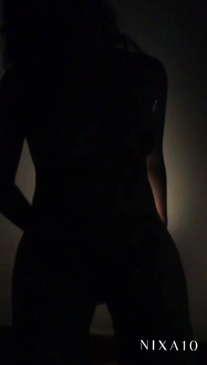 Sexy hot latina before going to work masturbates