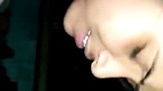 Desi Pakistani girl first time blowjob       