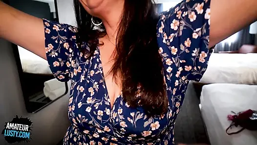 Amateur MILF PAWG gets fucked in the Ass by Younger Co worker.