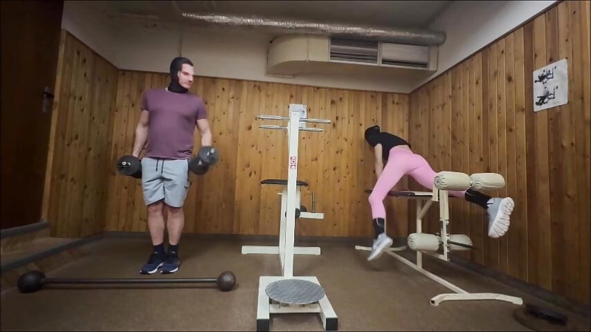 Sexo arriesgado en el gimnasio