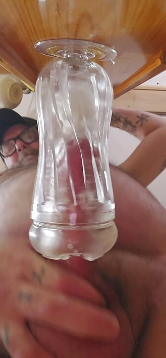 DADDY FUCKS A FLESHLIGHT