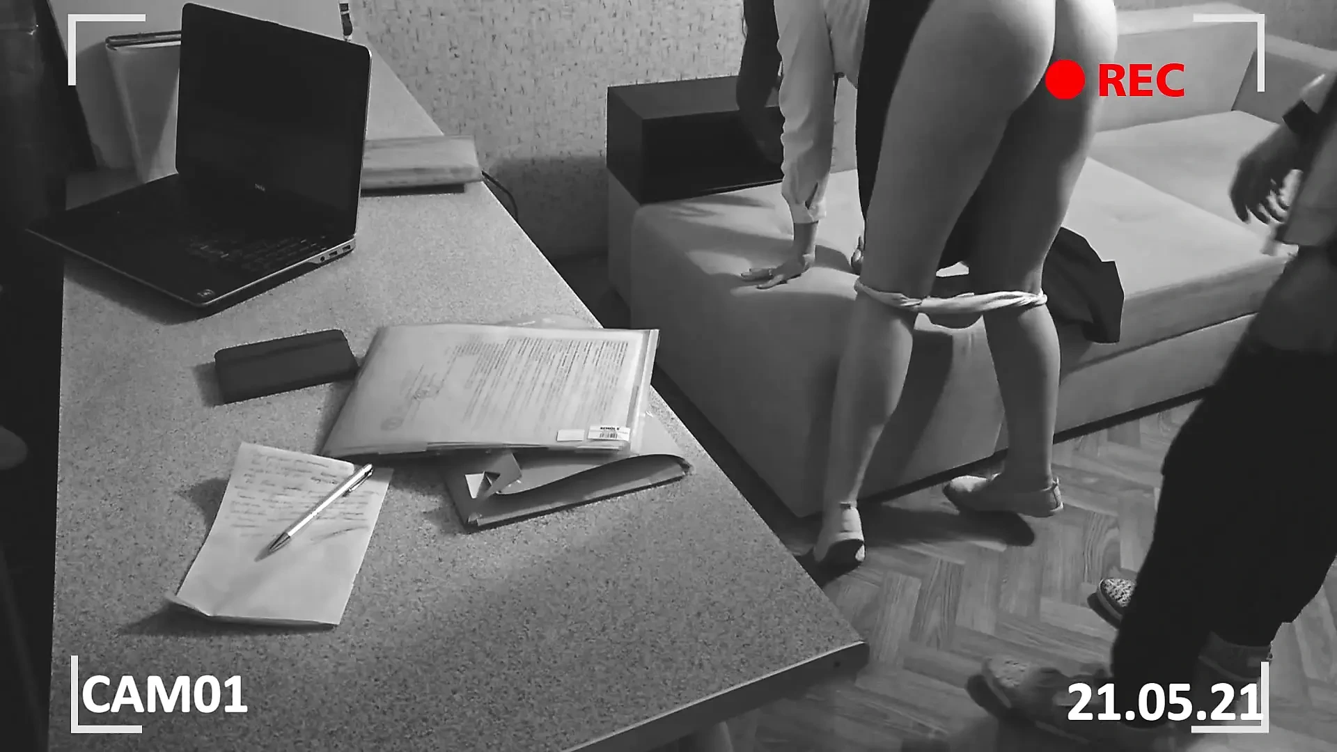 Director spanked a naughty student