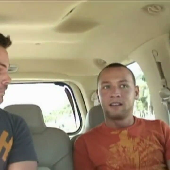 Suking His Friend in the Car Driginv