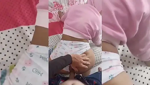 I'm Going to Take My Girlfriend to the Nightclub so She Can Work as a Waitress, but First I Give Her a Good Doggystyle Fuck